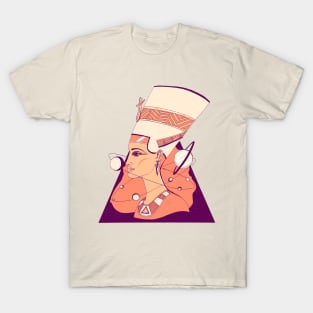 Peach Nefertiti and The Stars T-Shirt